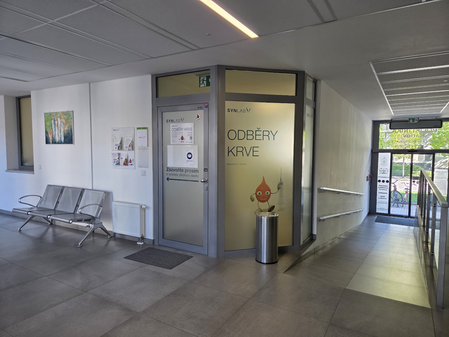 SYNLAB – vstup na odběrové pracoviště